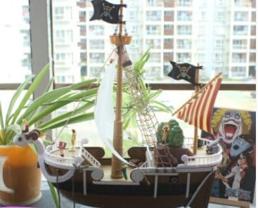 Decoresd One Piece Air Pirate Ship Wanli Wang Sun Large Model Building Ornaments Set A Good Sun (28 Cm High),Sunny (28 Cm Tall)