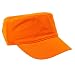 Produktbild Butterme Modische Solid Color Unisex Einbau Army Military Cadet Cap Army Cap Armymütze Sommerhut Sonnenhut(Orange)