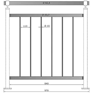 Suchergebnis auf Amazon.de für: absturzsicherung - Geländer & Latten