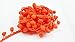 Produktbild Wohn Geschenkband aus Pompons Farbe Orange 10 mm – Meterware – Couture Zubehör Nylon Stoff Kleidung Kleider Schuhe Hemden Kreationen-Schleifenband Pompons für Arbeit manuels-