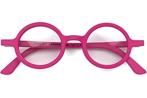 LONDON MOLE Occhiali | Occhiali da lettura Moley | Occhiali rotondi | Fantastici lettori | Occhiali da lettura alla moda | Uomo Donna Unisex | Cerniere a molla