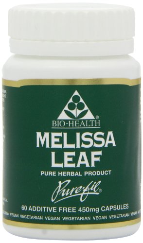 Bio-Health Melissa Leaf - 450mg Pulvered Leaf, 60Kappen
