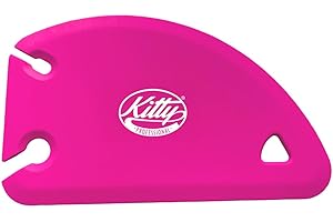 Kitty Professional Corne à pâtisserie Souple avec Fente de décollement et Noyau en Acier Inoxydable, Silicone sans BPA, pour Lisser, portionner et Nettoyer Le Plan de Travail (Rose)