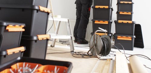 Orthex 3196269 Clipbox Smart Store Robust / Pro 45, 60 x 40 x 31 cm, 45 L, schwarz - 3