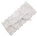 Sanwood Kids Baby Girl Lace Bowknot Headband Headwear (White)