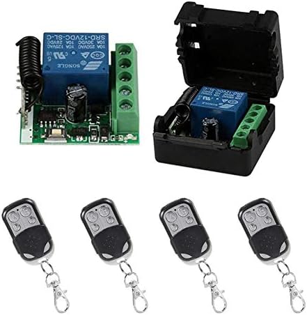 StageOnline 433Mhz wireless remote control Transmitter 12V 1CH mini receiver for car, garage door, gate, alarm system