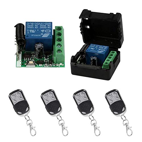 StageOnline 433Mhz wireless remote control Transmitter 12V 1CH mini receiver for car, garage door, gate, alarm system