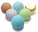 Bee Beautiful 6 X 65g Bath Bombs (approximately 5cm diameter) (Boys)