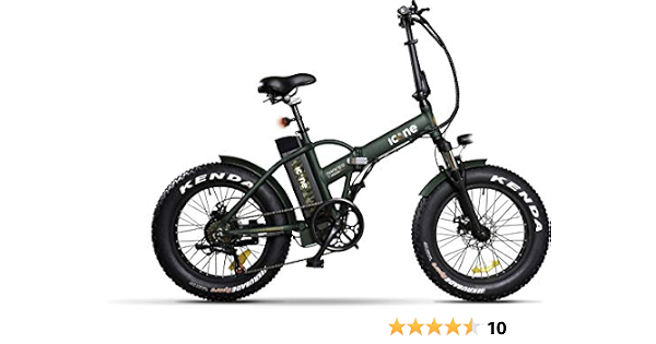 Icon.e Green, Bici Elettrica Pieghevole Marines 250W Gioventù unisex, no  size : Sport e tempo libero