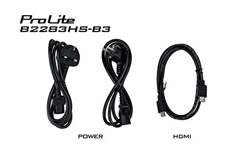 iiyama Prolite B2283HS-B3 21 5  Full HD LED Mate Plana Negro Pantalla para PC LED Display - Monitor  54 6 cm  21 5    1920 x 1080 Pixeles  Full HD  LED  1 ms  Negro 