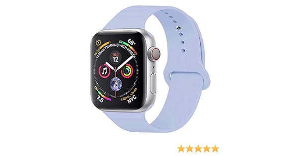 GIPENG Cinturino per Apple Watch 38MM 40MM, Morbido Maglia Silicone  Cinturini per iWatch Apple Sport Edizione Serie 4/3 / 2/1,(Lilla, 38MM-ML)  : Amazon.it: Casa e cucina