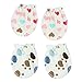 2 Pairs baby Infant Cotton Anti Scratch Handguard Baby Mittens Gloves