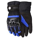 Hommes Gants de Moto Imperméable Doigt Complet Gants Tactiques Intervention Femme d'hiver Coupe-Vent Antidérapant Unisexes