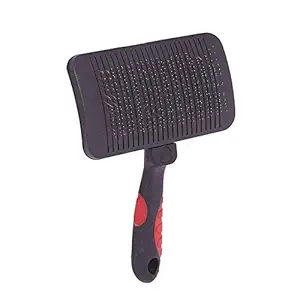 JAINSONS PET PRODUCTS Dogs and Cats Long or Short Hair Durable Self Cleaning Slicker Brush (Multicolour, Small)