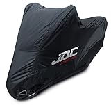 JDC 100% wasserdichte Motorradabdeckung – ULTIMATE RAIN (Strapazierfähig, weiches Futter, hitzebeständig, verschweißte Nähte) - XL