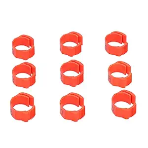 Chicken Foot Rings, 100PCS/Bag Easy-to-Find Poultry Leg Bands for Chicken for Livestock Farm for Goose for Farm for Duck