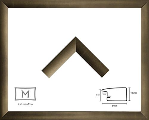 Picture / Poster / Photo Frame "Toskana" 19,7 x 24 Inch ( 50 x 61 cm ) with grand colour choice. Currently: Bronze decor. Colour Category: Metal