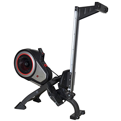 AsVIVA RA14 Rudergerät Magnetic Rower Cardio mit 10kg Schwungmasse, Magnetbremse mit 8 manuelle Widerstandsstufen, Multifunktionscomputer mit Pulsmessung - 2