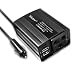 Produktbild 150W Selbstwechselrichter Dc 12V zu Wechselstrom 220V 230V 240V Auto-Konverter mit 2.1A Doppel-Usb und 1 Wechselstrom-Ausgängen für Smartphones, Tablette, Laptop, Zerstäuber