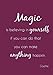 Produktbild Notizbuch A4 - kariert  "Magic is believing in yourself, if you can do that you can make anything happen": (Goethe) - DIN A4 - Tagebuch - Magie - Selbstvertrauen