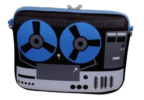 Digittrade LS131-10 DeeJay Designer Schutzhülle für Laptops und Tablets mit einer Bildschirmdiagonale von 25,9 cm (10,2 Zoll) blau-schwarz - 8
