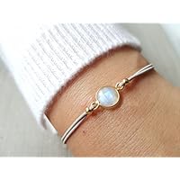 Armband Mondstein Armband Armbänder Armreifen Armspangen Charm-Armband Gliederarmbänder Stretch-Armbänder Wickelarmbänder Geschenk Weihnachten Frau Damen Mutter Tochter Sie Geschenkidee