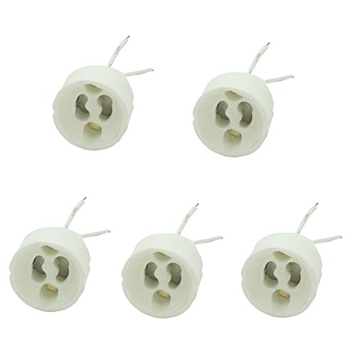 Preisvergleich Produktbild Sienoc Lampensockel Ausführungen Adapter für LampenFassung (5 Stück, GU10)
