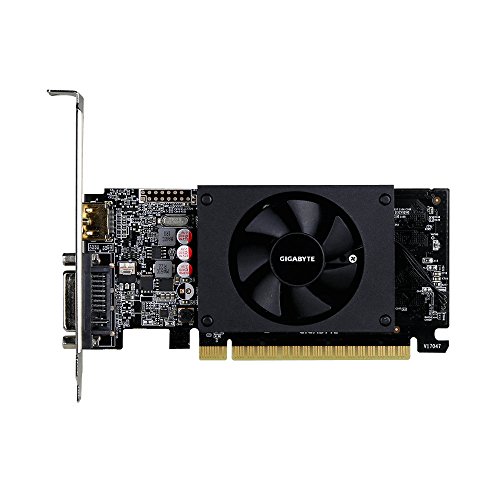 Gigabyte GV-N710D5-2GL GeForce GT 710 2GB GDDR5 - Tarjeta gr  fica  GeForce GT 710  2 GB  GDDR5  64 bit  4096 x 2160 Pixeles  PCI Express x8 2 0 