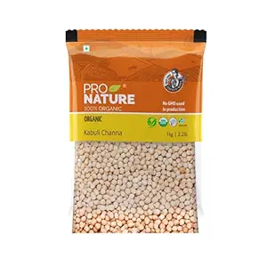 Pro Nature 100% Organic Kabuli Channa, 1kg