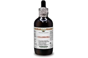 Hawaii Pharm Europe Collinsonia, Stone Root (Collinsonia Canadensis) Dry Root Alcohol-Free Liquid Extract Glycerite 120 ml