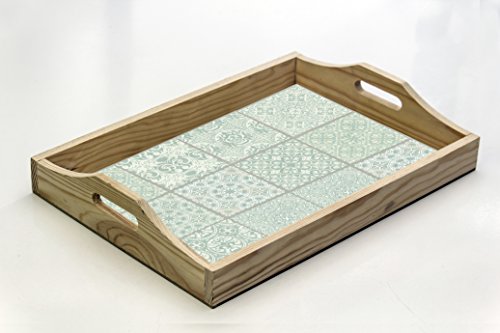 Dekorative Stickerfliesen mit tollen Motiven und Ornamenten für Wände und Fliesen | 12 teiliges Set | seidenmatt | 15x15cm | Shabby Chic Look – Vintage - 7