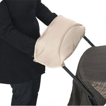 Your Baby Pushchair/Pram/Stroller Fleece Hand Muff / Hand Warmer (Beige)