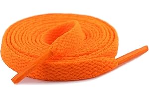 HQ-CLOUD Lacets Chaussures de Sport Plats et Larges 120 x 0.8 cm - Couleur Au choix