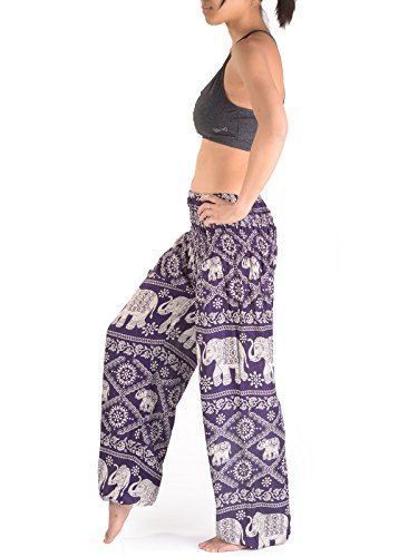 Luxus Haremshose Damen | Fashion Pumphose | Yoga Pluderhose | Sexy Ballonhose | Bunt Sommerhose | Made in Thailand | hippie hose | hippie hosen damen | hippie hosen Frauen | Festival Hippie Hose - 2