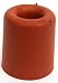 Produktbild 10 St. Türpuffer aus Gummi, rot, Ø 30 mm, Höhe 32 mm, Lochbohrung 6 mm