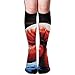Produktbild SDGSS Tube Knee High Socks Long 19.7inch/50cm Boxing Genetics Vs Traits Men's Over-The-Calf Tube Sports Socks Extra Long Compression Stocking