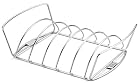 Weber 6469 Spare-Rip-Halter und Bratenkorb – Bild 1