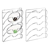 DISEÑO DISCRETO: Estos accesorios para cocina están hechos de metal resistente y combinan con cualquier decoración en la cocina. Por lo tanto, son totalmente necesarios en cualquier hogar.