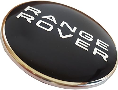 RANGE ROVER 63MM ALLOY WHEEL CENTRE HUB CAP - BLACK REPLACEMENT X 4 CAPS