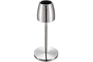 VALINK Cenicero telescópico de acero inoxidable de altura ajustable, cenicero de pie para el hogar, exterior, bar, oficina, resistente al viento, accesorios para fumar