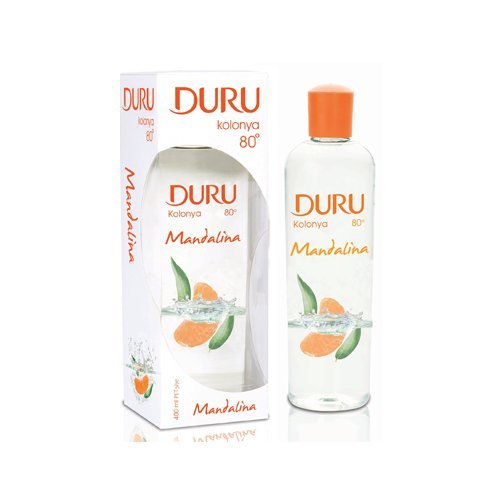 NEW DURU MANDARIN TRADITIONAL TURKISH COLOGNE AFTERSHAVE 400ML - FREE UK DELIVERY