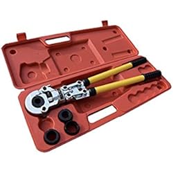 Pince à Sertir TH Multicouche Pince à Sertir pour Tube Contour avec 16 mm, 20 mm, 25 mm et 32 mm
