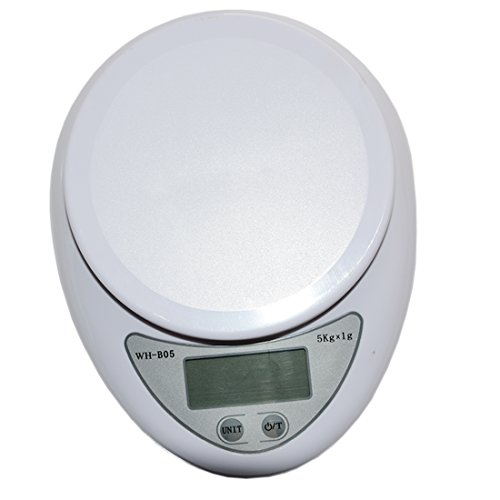 5KG / 11LB 1g LCD Digital elektrische Küche Nahrung, die Diät Gewichtpostpaket Skala Haushalts bewegliches Kampieren kocht - 4