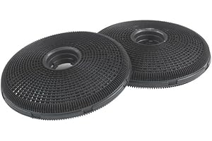 AllSpares Lot de 2 filtres à charbon actif pour hotte aspirante AEG-Electrolux & Zanussi Type 190 / ECFB02 / ECFBLL01 (diamètre : 190 mm)