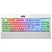Produktbild ETPC mechanisch gaming Tastatur beleuchtet RGB blue Switches 104 Tasten programmierbar Anti-Ghosting farblich Hintergrundbeleuchtung dimmbar LED Chroma Z-77 QWERTY für pro gamer (Weiß)