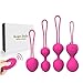 Produktbild MENMEI Silikon Kegel Ball 2 in 1 Kegel Sport Gewichtsball und Massage - Benwa Ball Set - Primäre und Fortgeschrittene Beckenbrett Übungen und Anziehen (Pink) (Color : Parent)