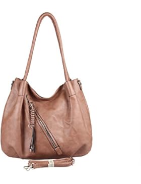 OBC DAMEN HAND-TASCHE Schultertasche Shopper Umhängetasche Henkeltasche Beuteltasche Hobo Bag