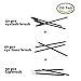 Teenitor® 150pcs High Quality Disposable Lip Brushes/Eyeliner Brushes/Eyelash Mascara Brushes Combo, Perfect Makeup Tool Kits(Fast Shipping by FBA)