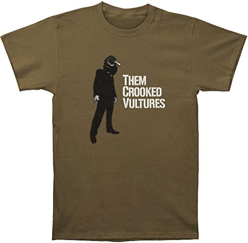 Them Crooked Vultures Men's Smoking Slim Fit T-shirt Medium Military