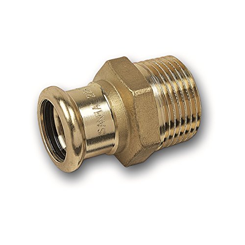 Preisvergleich Produktbild Sanha Kupfer Edelstahl Pressfitting PURAPRESS Übergangsnippel 22x1